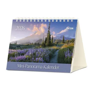 Produktbild des Artikels Mini Panorama Kalender 2026 (Kalender - Spiralbindung)