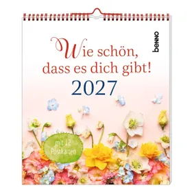 Produktbild des Artikels Wie schön, dass es dich gibt! 2027 (Kalender - Spiralbindung)