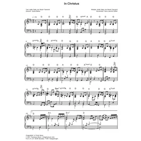 Produktbild des Artikels In Christus (Noten - Download)