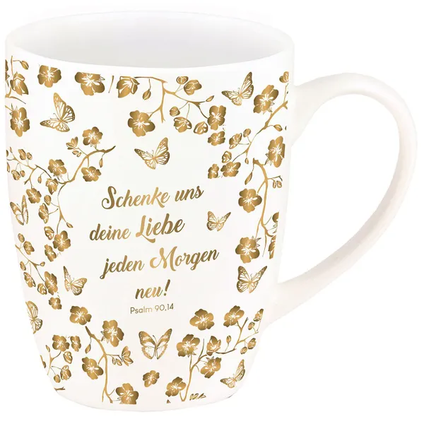 Produktbild des Artikels Tasse "Schenke uns deine Liebe" (Gold-Edition) ()