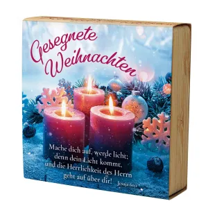 Produktbild des Artikels Teelichthalter: Gesegnete Weihnachten ()