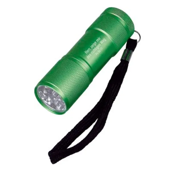 Produktbild des Artikels LED-Taschenlampe "Herr, zeige mir den richtigen Weg" - grün ()
