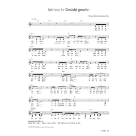 Produktbild des Artikels Ich hab ihr Gesicht gesehn (Noten - Download)