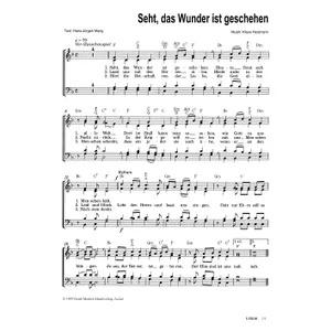 Produktbild des Artikels Seht, das Wunder ist geschehen (Noten - Download)
