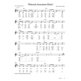 Produktbild des Artikels Wünscht Jerusalem Glück! (Noten - Download)