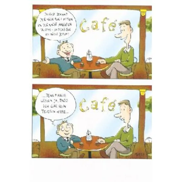 Produktbild des Artikels Im Café (Schreibwaren)