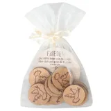 Stimmungsbild zu Einkaufswagenchip Holz "Taube" - 10er Pack