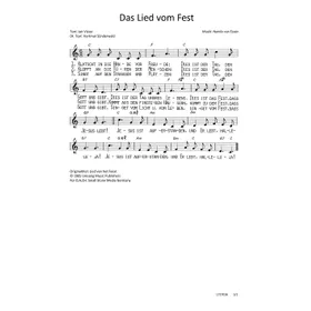 Produktbild des Artikels Das Lied vom Fest (Noten - Download)