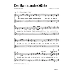Produktbild des Artikels Der Herr ist meine Stärke (Noten - Download)