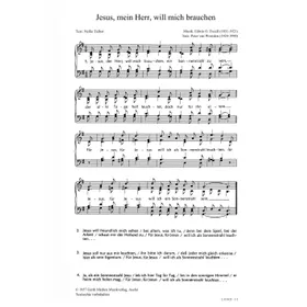 Produktbild des Artikels Jesus, mein Herr, will mich brauchen (Noten - Download)