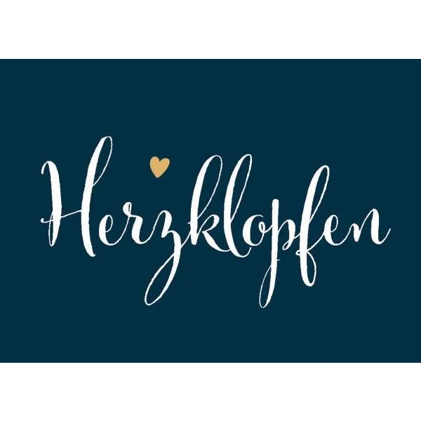 Produktbild des Artikels Postkarte - Herzklopfen (Schreibwaren)