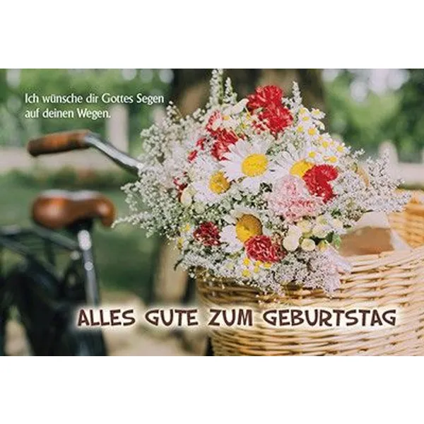 Produktbild des Artikels Faltkarte: Zum Geburtstag (Schreibwaren)