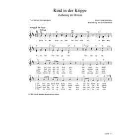 Produktbild des Artikels Kind in der Krippe (Noten - Download)