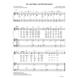 Produktbild des Artikels Ich, der Meer und Himmel schuf (Noten - Download)