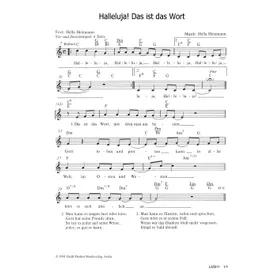 Produktbild des Artikels Halleluja! Das ist das Wort (Noten - Download)