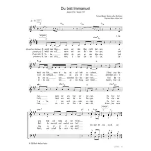 Produktbild des Artikels Du bist Immanuel (Noten - Download)