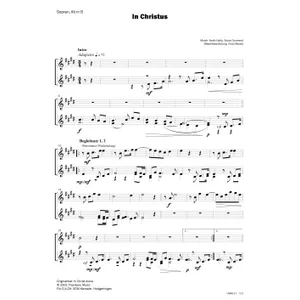 Produktbild des Artikels In Christus (Noten - Download)