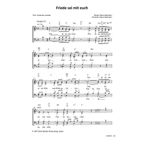 Produktbild des Artikels Friede sei mit euch (Noten - Download)