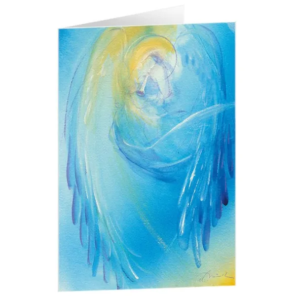 Produktbild des Artikels Kunstkarten "Musizierender Engel" 5 Stk. (Schreibwaren)