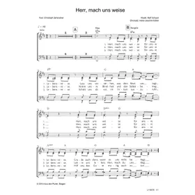 Produktbild des Artikels Herr, mach uns weise (Noten - Download)