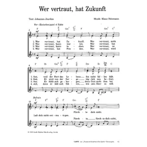 Produktbild des Artikels Wer vertraut, hat Zukunft (Noten - Download)