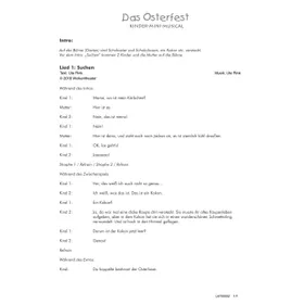 Produktbild des Artikels Das Osterfest (Szenentexte) (Noten - Download)