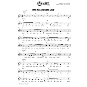 Produktbild des Artikels Das allerbeste Lied (Noten - Download)