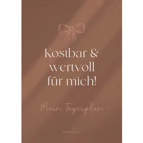 Produktbild des Artikels Mein Tagesplan "kostbar & wertvoll für mich!" (Schreibwaren)