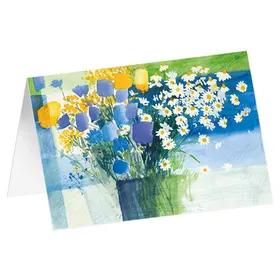 Produktbild des Artikels Kunstkarten "Feldwiesenstrauß" 5 Stk. (Schreibwaren)