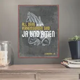 Stimmungsbild zu Metallschild groß - Deine Verheißungen sind Ja und Amen