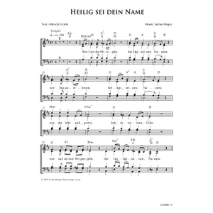 Produktbild des Artikels Heilig sei dein Name (Noten - Download)