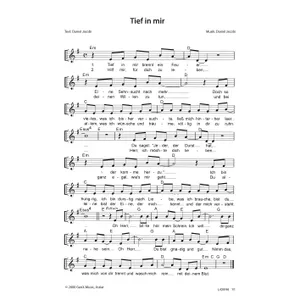 Produktbild des Artikels Tief in mir (Noten - Download)