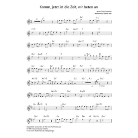Produktbild des Artikels Komm, jetzt ist die Zeit wir beten an (Geige / Querflöte) (Noten - Download)