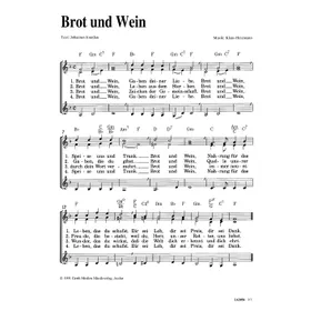 Produktbild des Artikels Brot und Wein (Noten - Download)