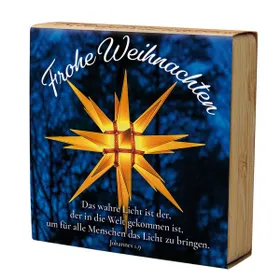 Produktbild des Artikels Teelichthalter: Frohe Weihnachten ()