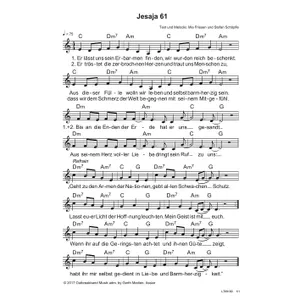 Produktbild des Artikels Jesaja 61 (Noten - Download)
