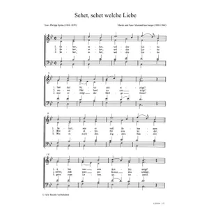 Produktbild des Artikels Sehet, sehet, welche Liebe (Noten - Download)