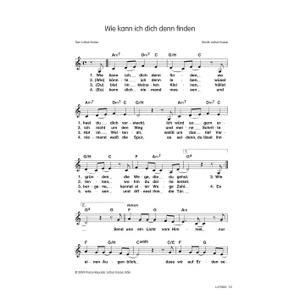Produktbild des Artikels Wie kann ich dich denn finden (Noten - Download)