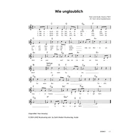 Produktbild des Artikels Wie unglaublich (Noten - Download)