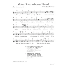Produktbild des Artikels Gottes Lichter stehn am Himmel (Noten - Download)