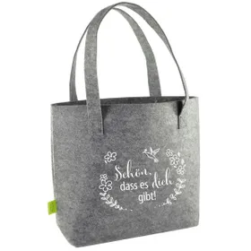 Produktbild des Artikels Filz-Shopper "Schön, dass es dich gibt" ()