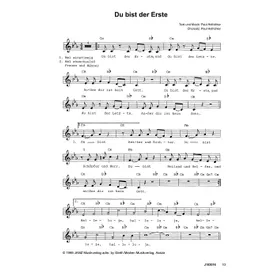 Produktbild des Artikels Du bist der Erste (Noten - Download)