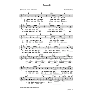 Produktbild des Artikels So weit (Noten - Download)