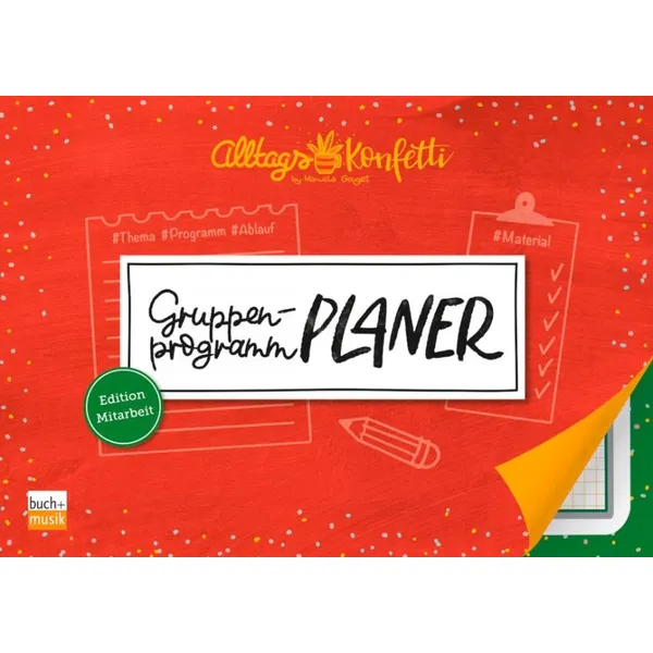 Produktbild des Artikels AlltagsKonfetti: Gruppenprogramm-Planer (Schreibwaren)
