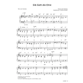 Produktbild des Artikels Gib Gott die Ehre (Noten - Download)