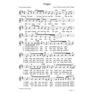 Produktbild des Artikels Folgen (Noten - Download)