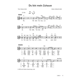 Produktbild des Artikels Du bist mein Zuhause (Noten - Download)