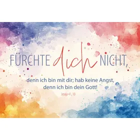 Produktbild des Artikels Jahreslosung 2027 - Postkarten "Bunte Farben" 10er Set (Schreibwaren)