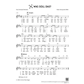 Produktbild des Artikels Was soll das? (einstimmig) (Noten - Download)