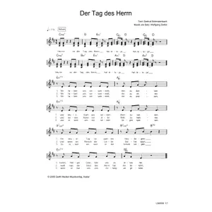 Produktbild des Artikels Der Tag des Herrn (Noten - Download)